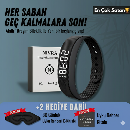 %100 Uyanma Garantili Akıllı Bileklik | Geç Kalmaya Son!